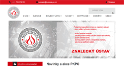 Desktop Screenshot of komora-po.cz