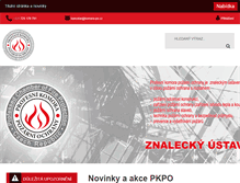 Tablet Screenshot of komora-po.cz